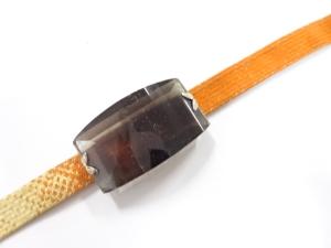 アンティーク　スモーキークォーツ　帯留め